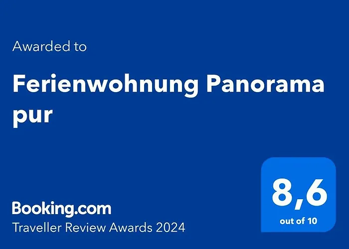 아파트 Panorama Pur - Gemuetlich, Ruhige Lage Mit Loggia Und Panoramablick