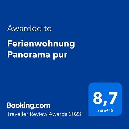 Apartament Panorama Pur - Gemuetlich, Ruhige Lage Mit Loggia Und Panoramablick *